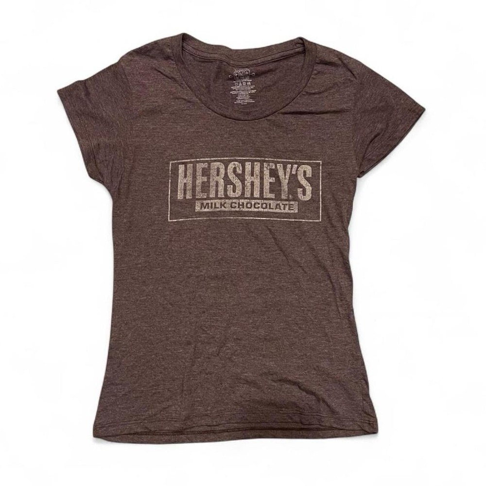 TNT Hershey's Milk Chocolate T-Shirt Women XL Brown Excellent Graphic Tee